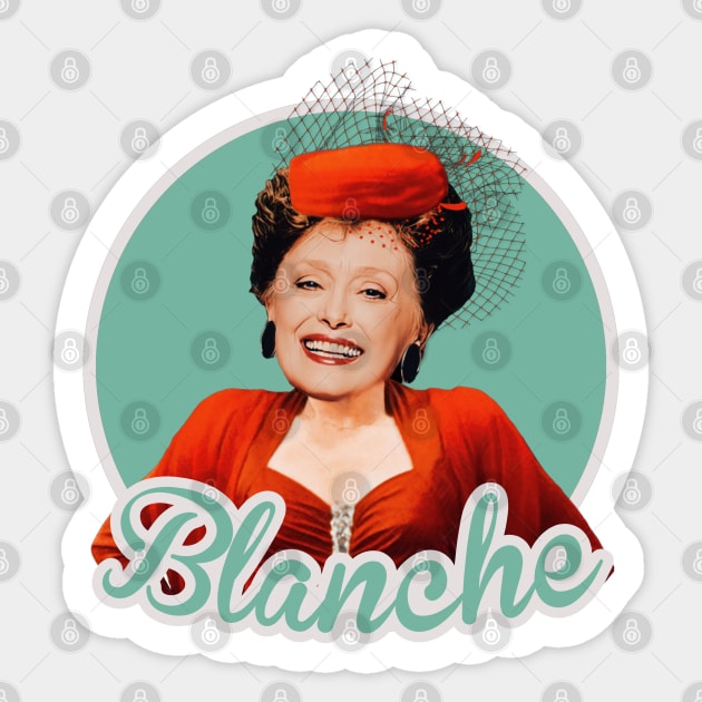 Blanche Sticker by Indecent Designs